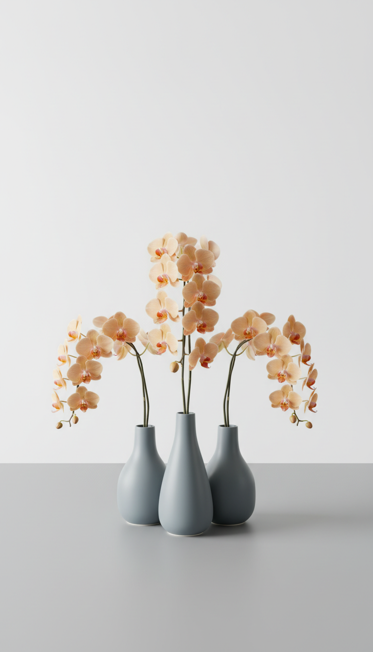Orchid cascade arrangement